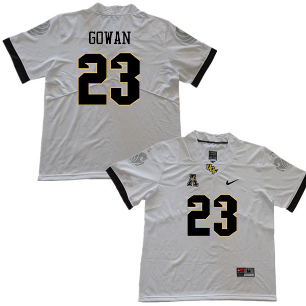 Men #23 Tay Gowan UCF Knights College Football Jerseys Sale-White